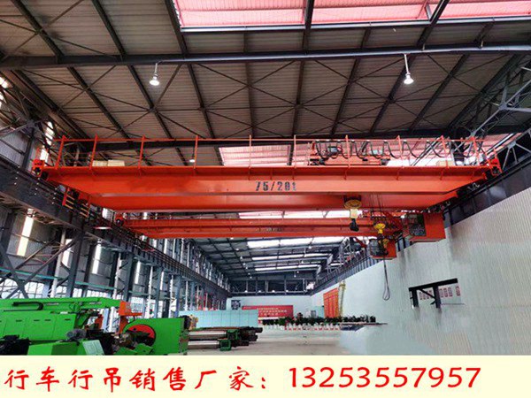 浙江寧波行車行吊銷售廠家40噸24米跨度雙梁起重機