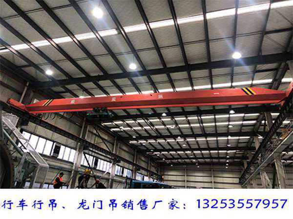 陜西西安行車行吊銷售廠家5噸27米橋式起重機